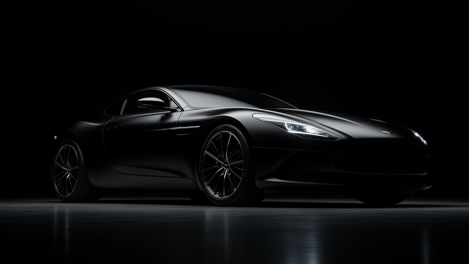 Dark luxury vehicle at night — NightChrome Auto Canberra